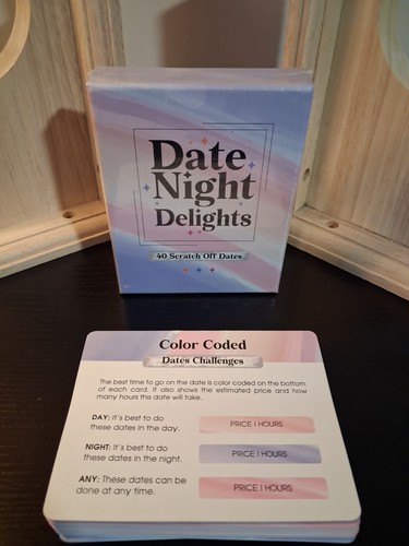 Date Night Delights 40 Scratch Off Dates Romantic Couples Game