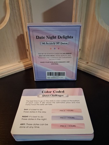 Date Night Delights 40 Scratch Off Dates Romantic Couples Game - photo 2