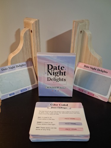Date Night Delights 40 Scratch Off Dates Romantic Couples Game - photo 5