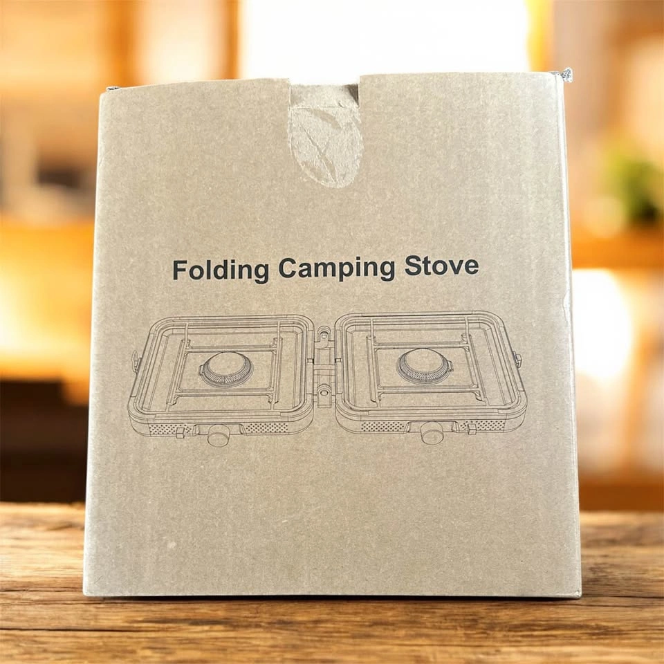 Camping Propane Stove 2 Burner 5000 BTU Portable Folding - photo 2
