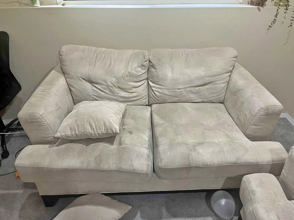 2 Nightstands and couch. Can deliver for fee