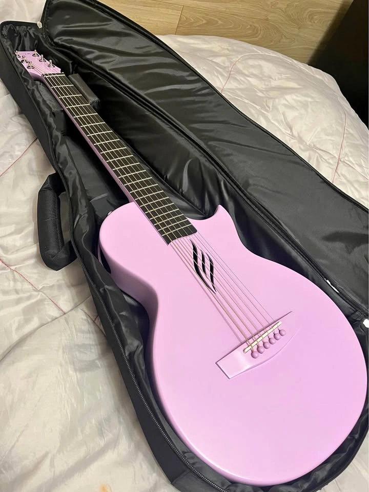 Enya Acoustic Carbon Fibre Lavender Guitar