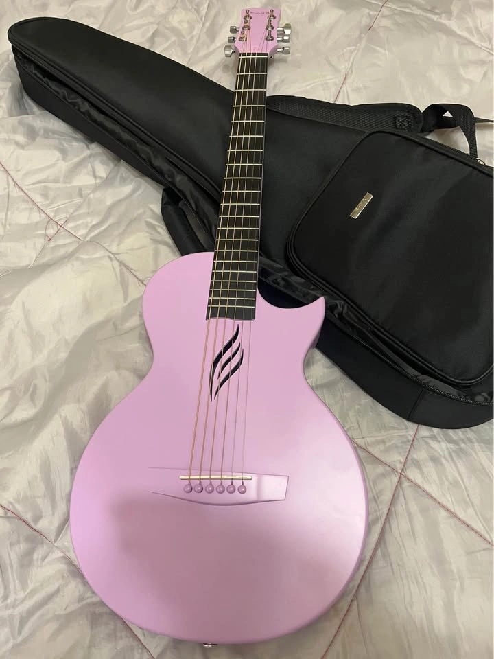 Enya Acoustic Carbon Fibre Lavender Guitar - photo 2