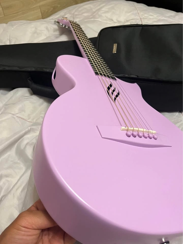 Enya Acoustic Carbon Fibre Lavender Guitar - photo 3