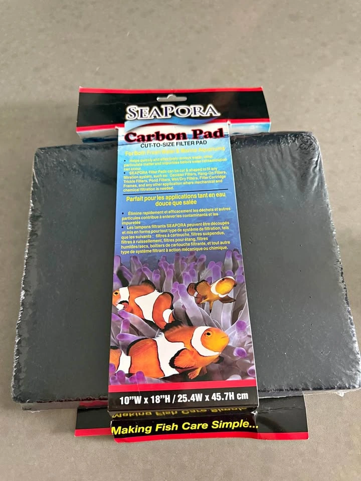 Seapora Carbon Pad Cut-To-Size Filter Pad