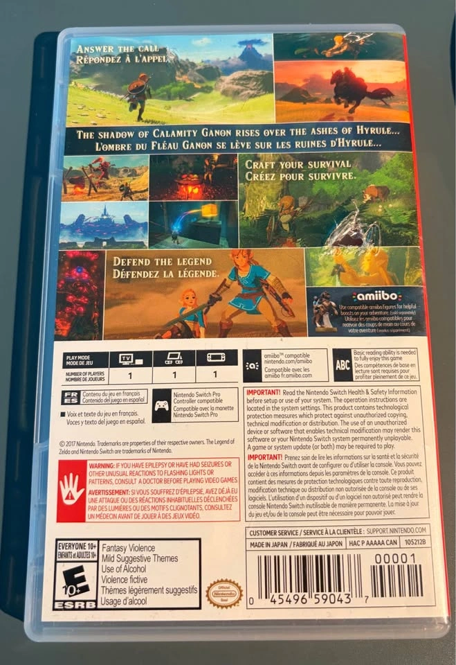 Legend of Zelda - Breath of the Wild (Switch) - photo 2