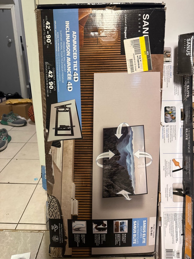 Sanus Elite Advanced Tilt 4D TV Wall Mount