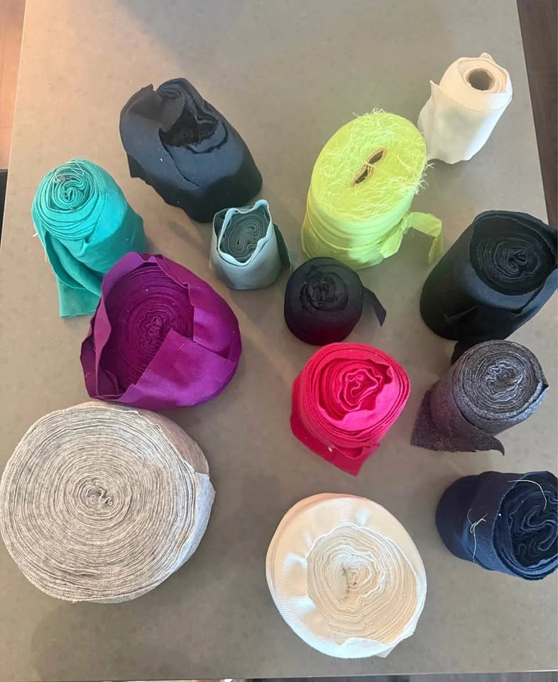 Assorted sleeve cuff fabric