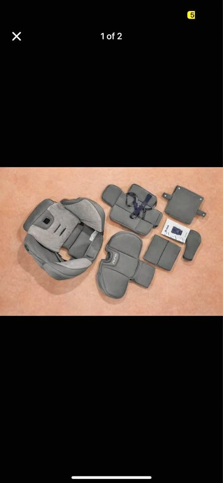 Nuna RAVA Car Seat Fabric Set – Excellent Condition