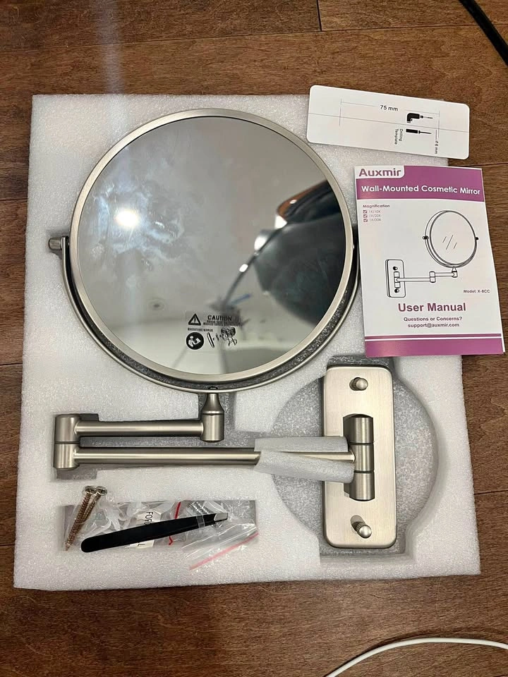 Auxmir Wall-Mounted Cosmetic Mirror