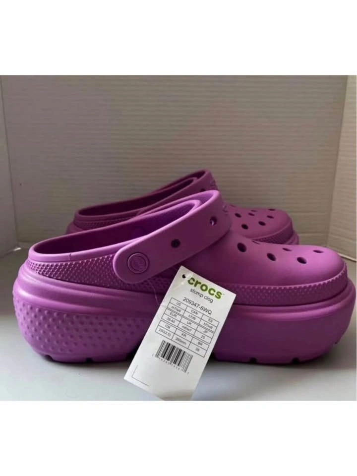 NEW Crocs Women's Stomp Clog Slip-on Shoes S - photo 3