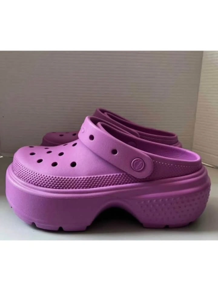 NEW Crocs Women's Stomp Clog Slip-on Shoes S - photo 4