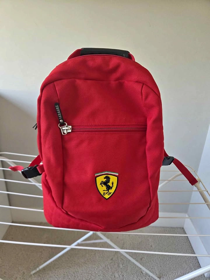 Ferrari Red Backpack ORIGINAL FERRARI