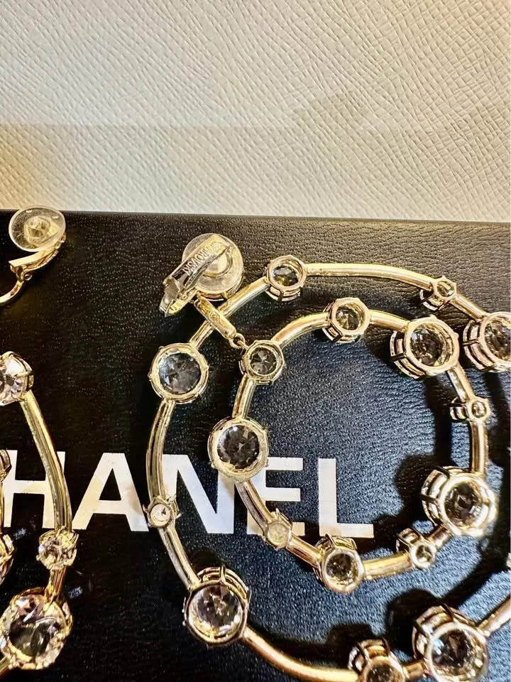 Statement Swarovski Clip-On Earrings | Elegant Glam image indicator(5)