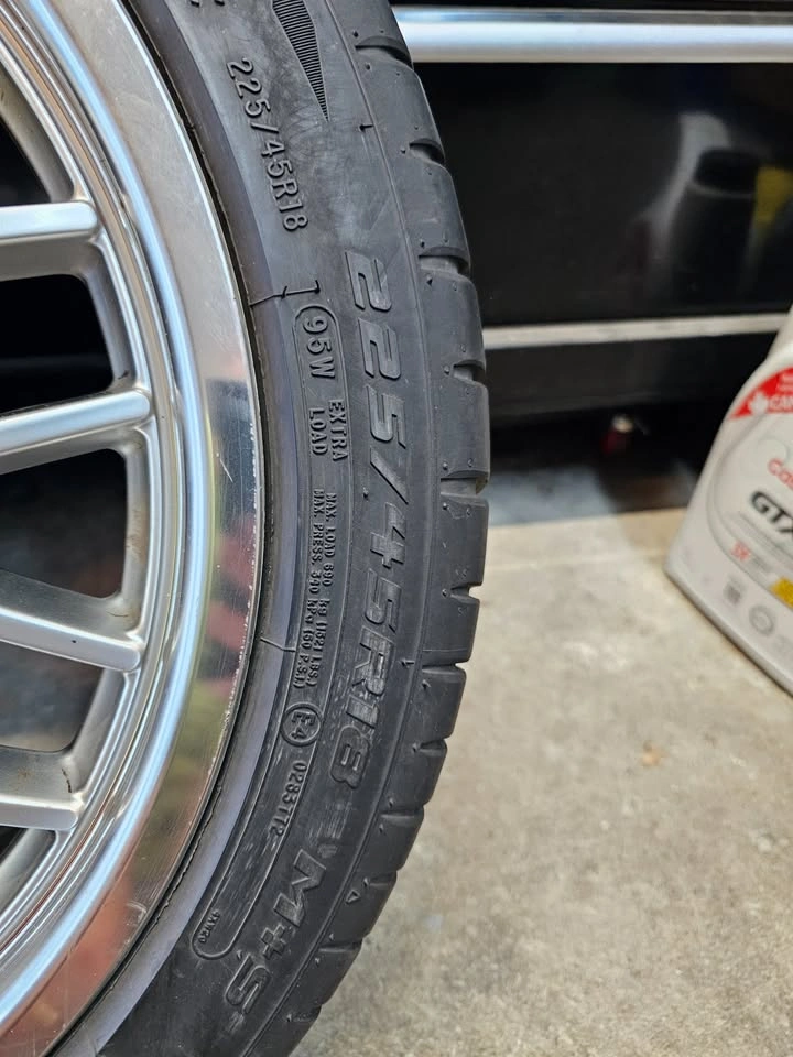 TSW 18" 5X114.3mm Hyper Silver Snetterton Wheels & Tires - photo 2