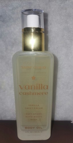 NEW Saint Cloud Vanilla Cashmere Luxury Body Oil 4 fl oz