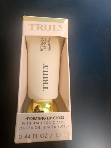 Truly Vanilla Baby Hydrating Lip Gloss 0.44oz Nude Beige NIB