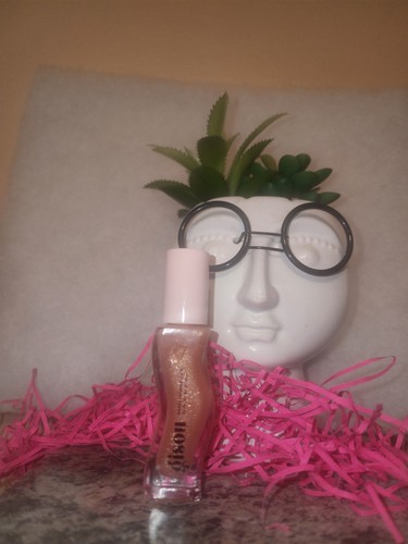 Gisou Honey Infused Hydrating Lip Oil Glazed Plum Shimmer Finish