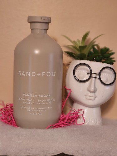 SAND+FOG Vanilla Sugar Body Wash Gel 32 fl oz