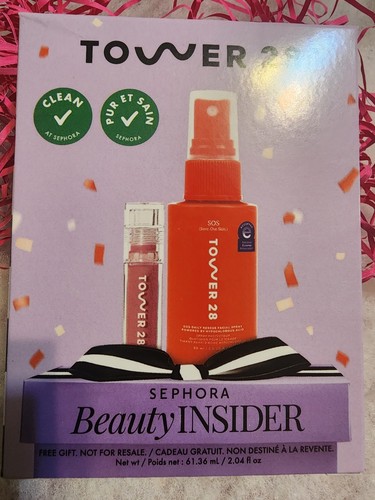 Tower 28 SOS Daily Rescue Spray ShineOn Lip Jelly Mini Set NEW