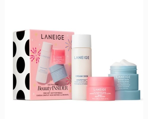 LANEIGE Sephora Beauty Insider Set -Water Bank Cream, Lip Mask B