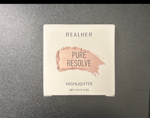 RealHer Pure Resolve Highlighter 4g / 0.14 oz New in Box