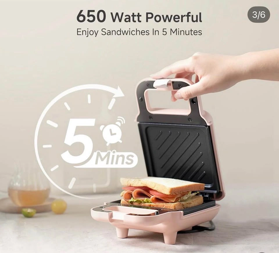 Simplus 650W Sandwich Maker - photo 3