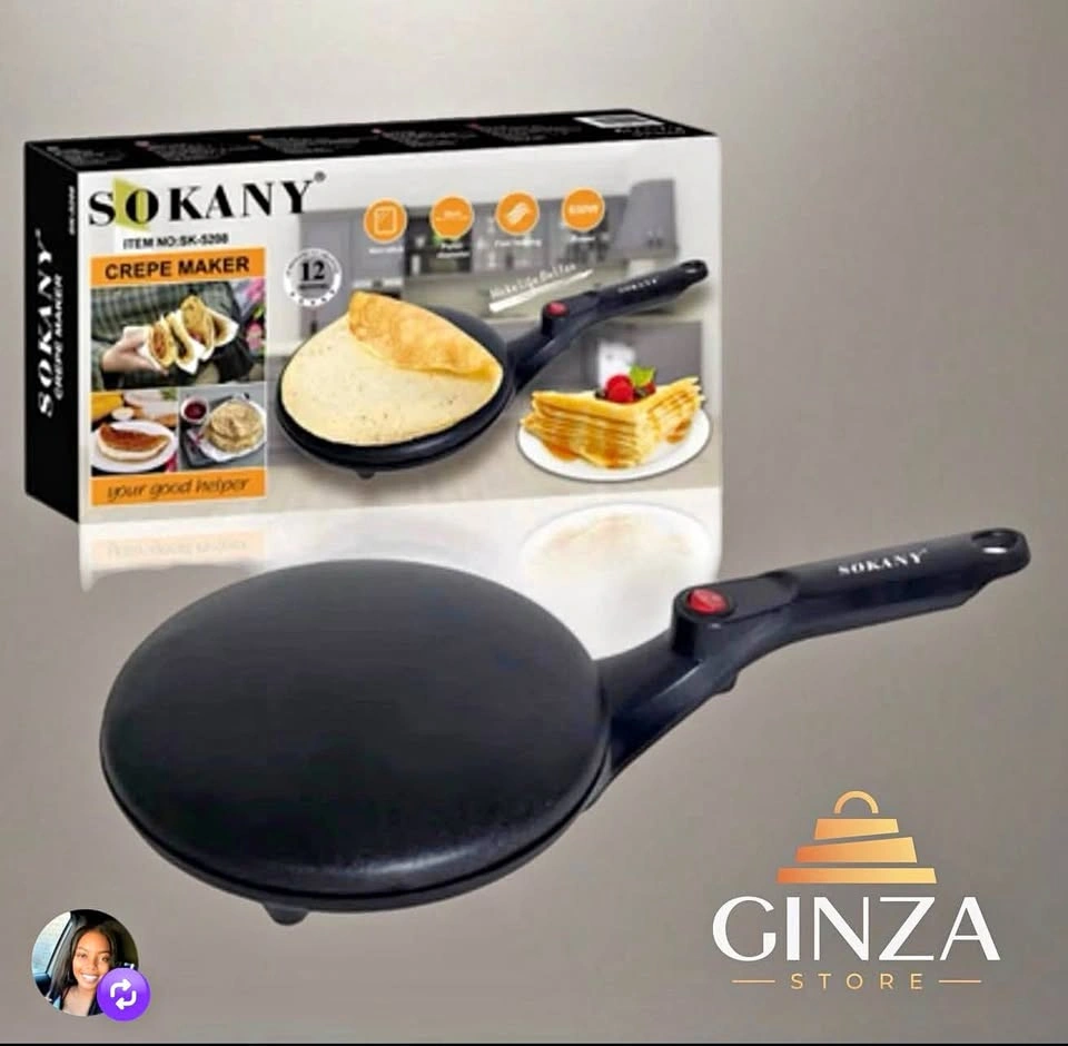 SOKANY Electric Crepe Maker 12” Nonstick Griddle
