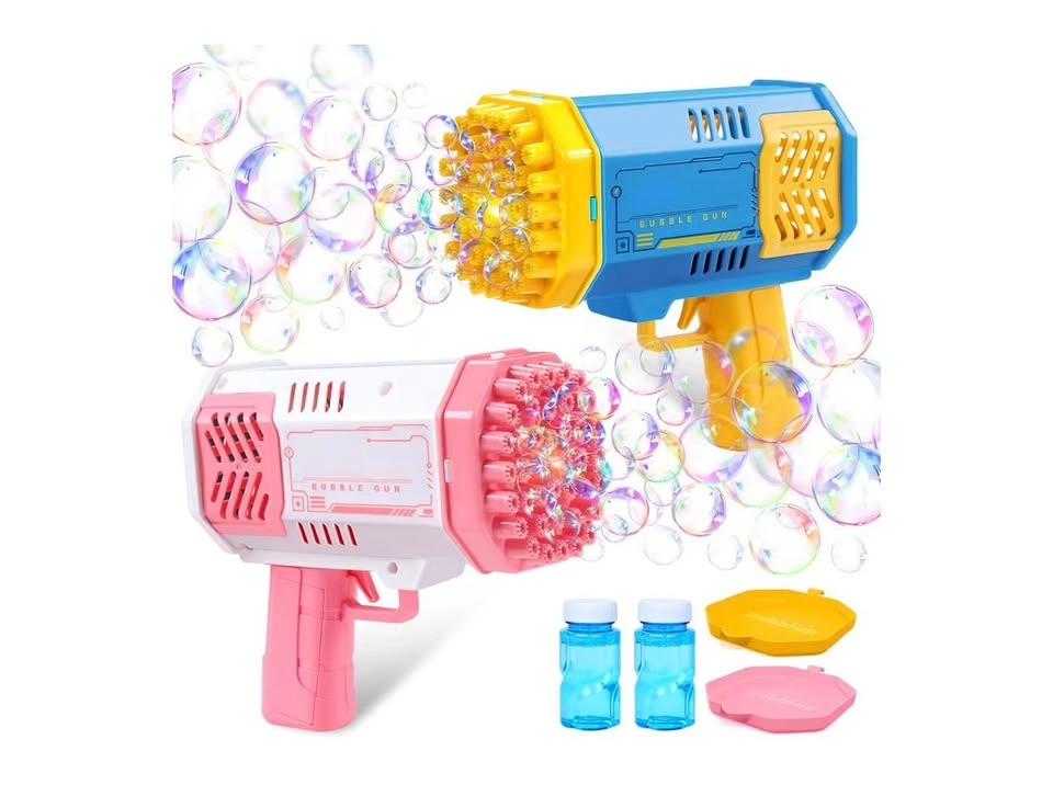 Kids Automatic Bubble Gun 40 Hole Bubble Blower Outdoor Party To - photo 4