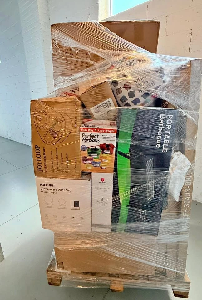 Walmart & Amazon Liquidation Pallets | New Mixed Home Merchandis