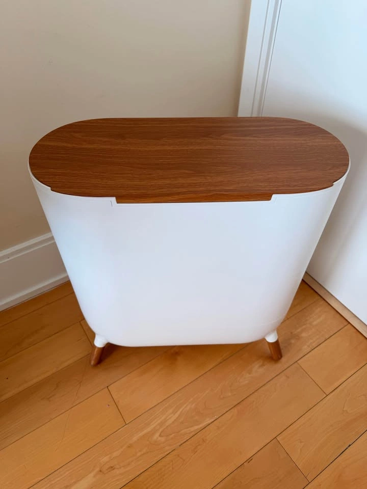 Towel Warmer – Scandinavian Style, Wood Top, Electric - photo 3