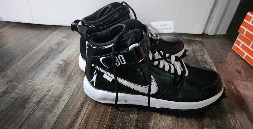 NIKE AIR FORCE 1 OFF WHITE SPECIAL EDITION SHEED MID SP 10.5 - photo 3