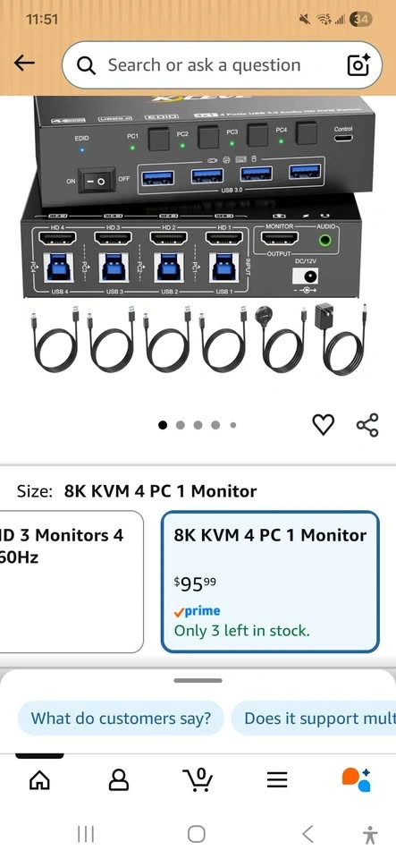 HDMI KVM Switch 4 Computers - photo 4