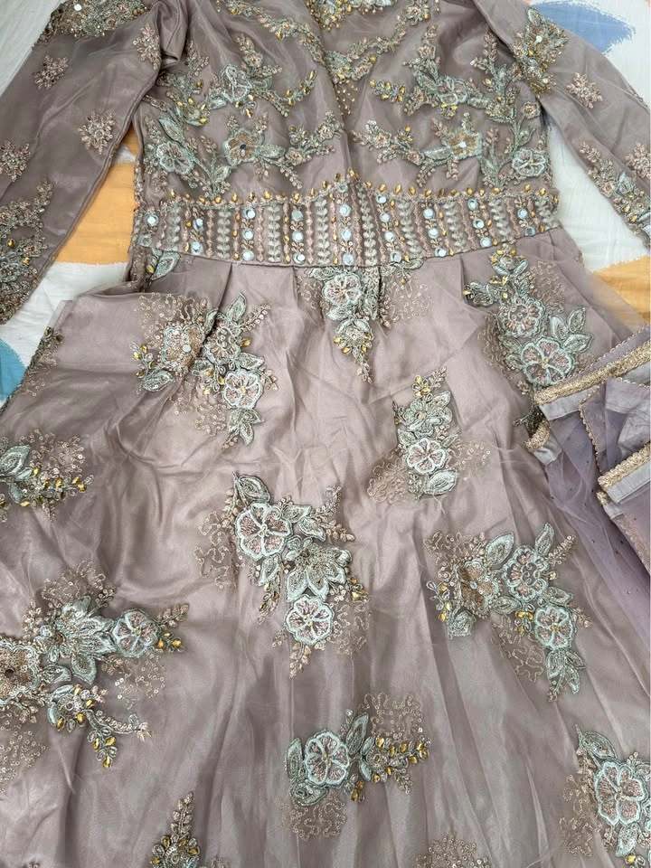 Lashkaara Embroidered Anarkali Dress with Mirror Work - photo 4