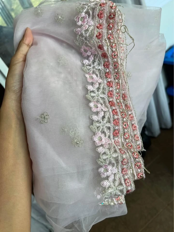 Pink maxi dress shalwar kameez - photo 2