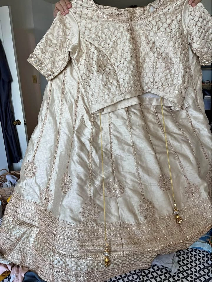 Custom heavy work lehenga