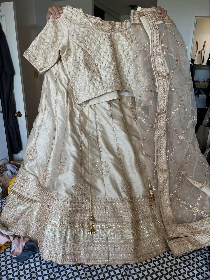Custom heavy work lehenga - photo 3
