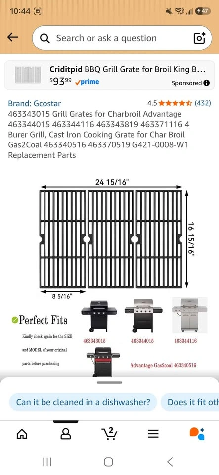 Cast Iron Cooking Grate - photo 5