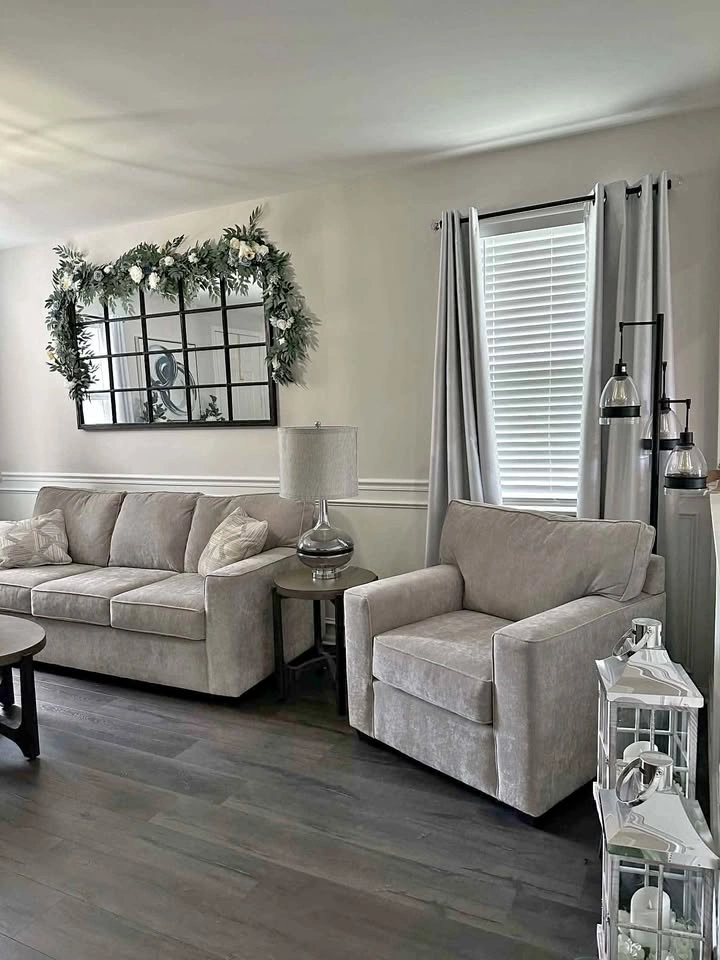 Silver sofa from Darvin