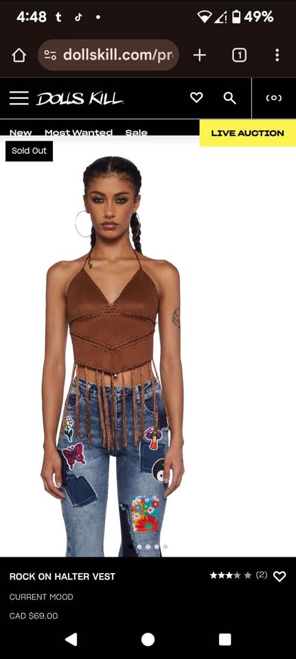 Dolls kill top - photo 2