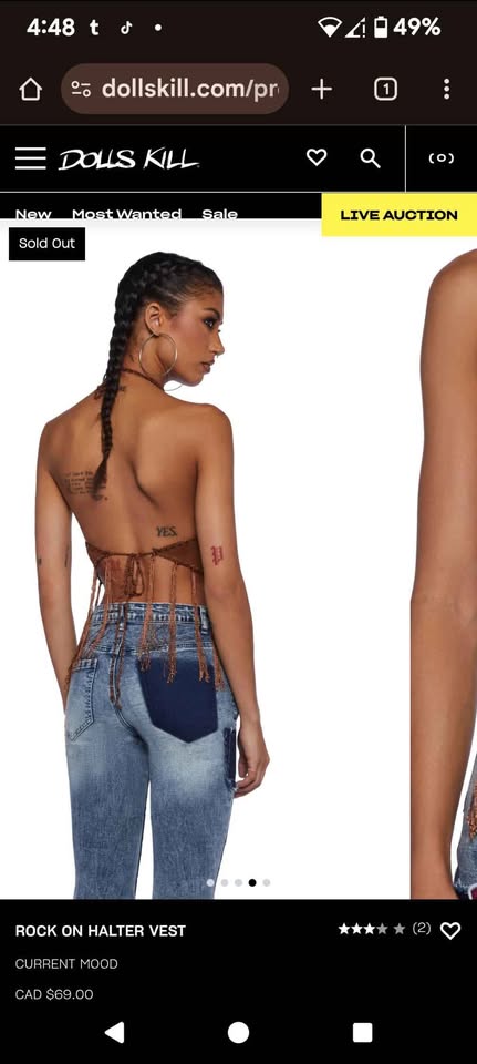 Dolls kill top - photo 4