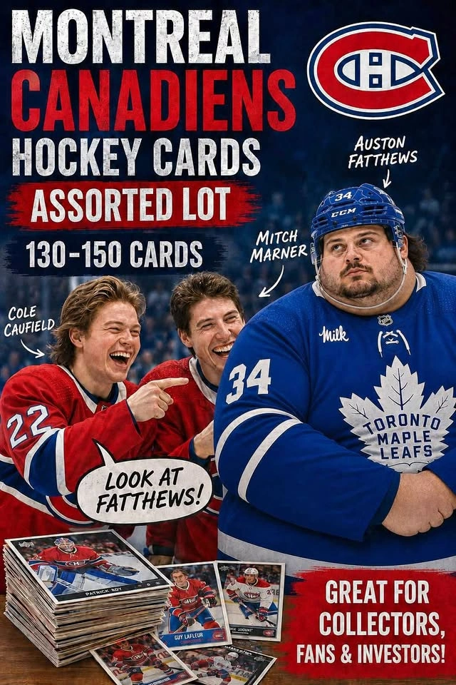 Montreal Canadiens Hockey Cards Assorted Lot 130-150 Cards