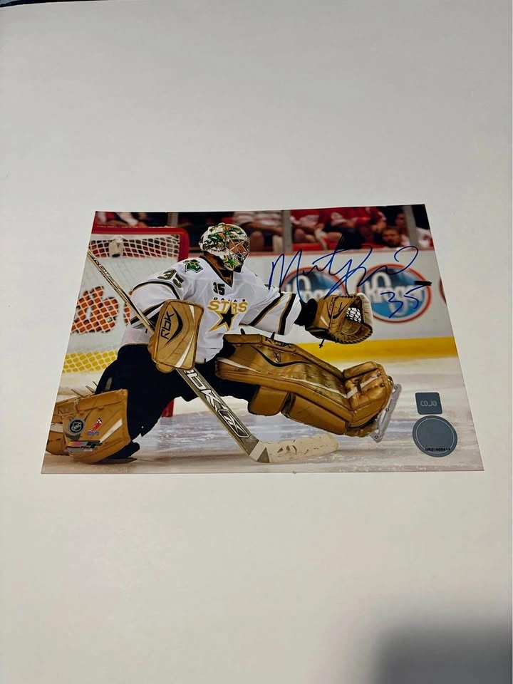 Marty Turco Dallas Stars Autographed Photo