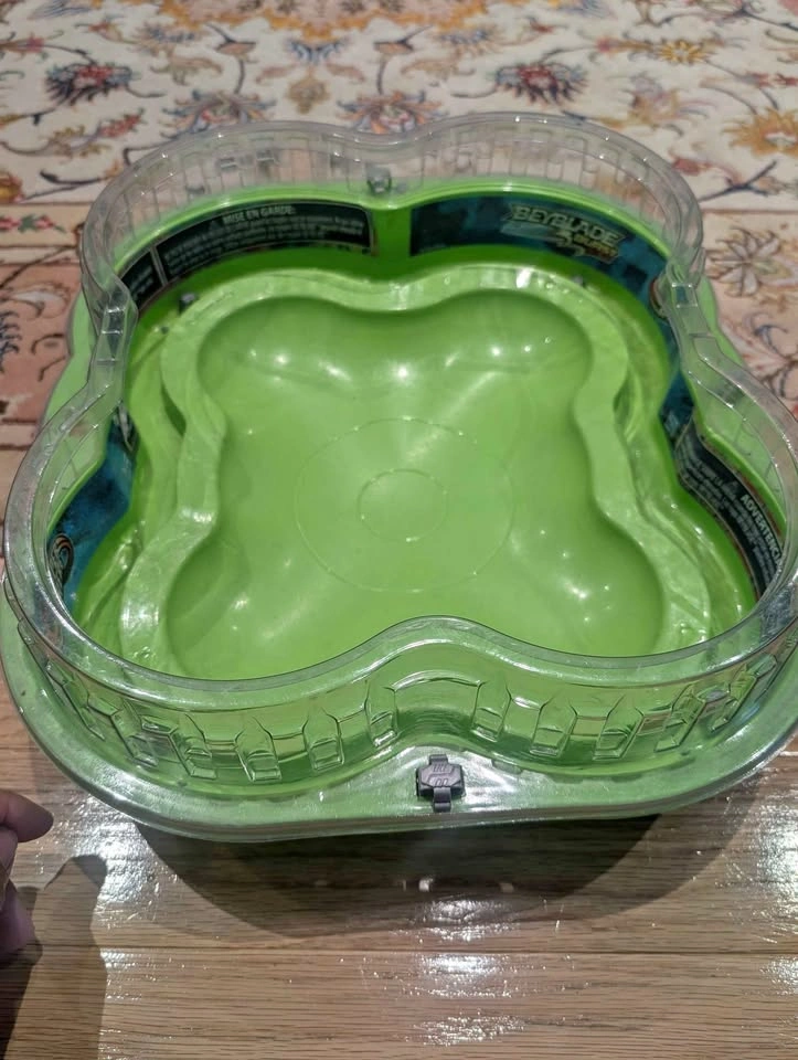 Two Beyblade Burst Stadiums