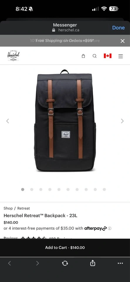 Herschel Retreat Backpack 23L - photo 2