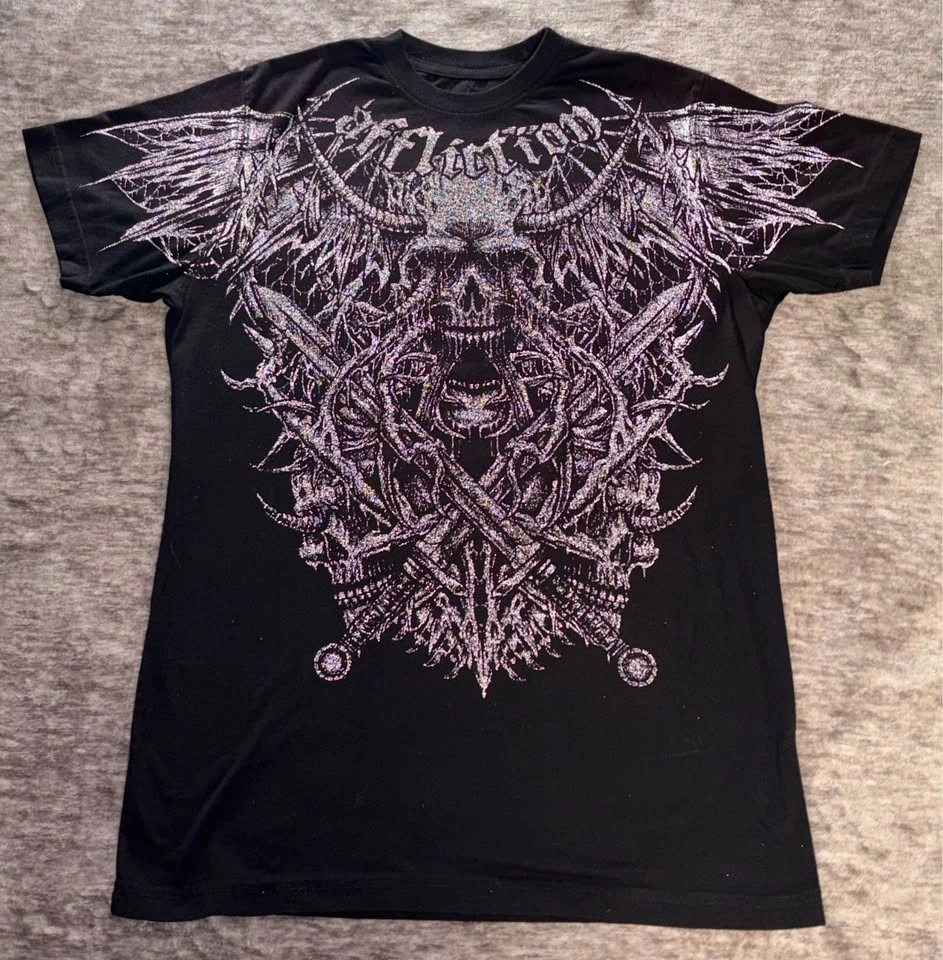 Affliction Tortured Black Men’s T-Shirt - photo 2