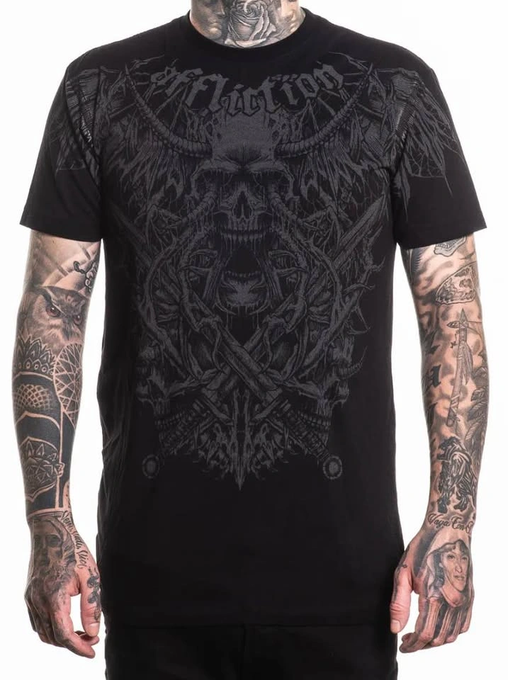 Affliction Tortured Black Men’s T-Shirt - photo 5