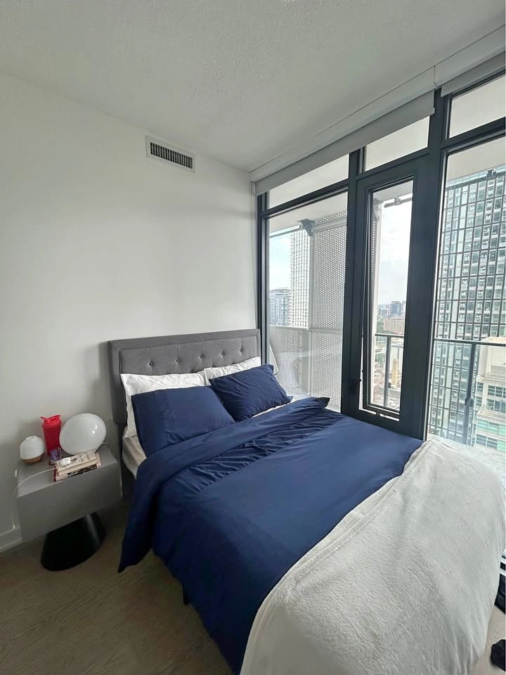 Full Size Grey Fabric Bed Frame