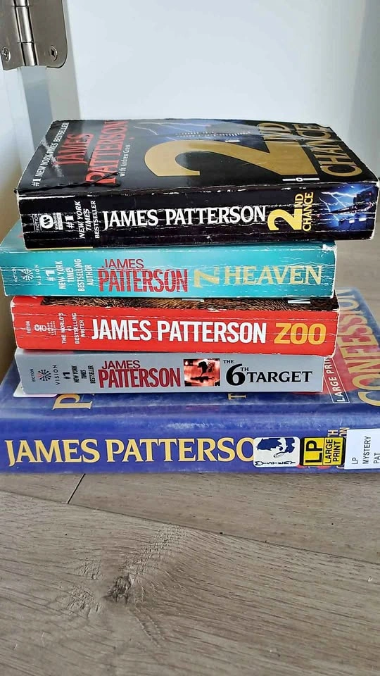 Lot of 5 James Patterson Paperback Books