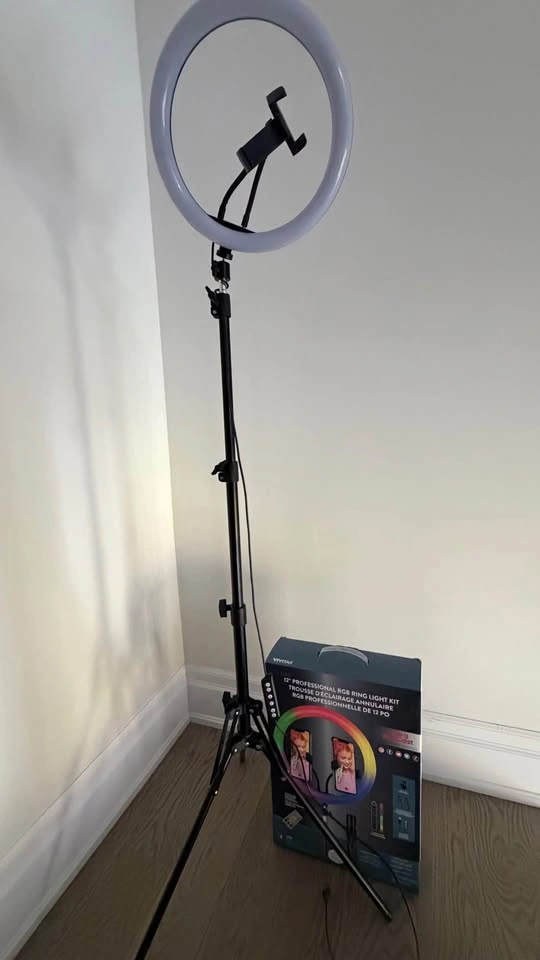 12" Ring light kit with stand - photo 2